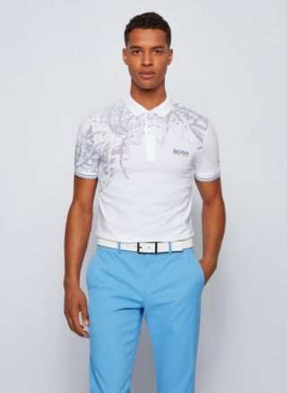 Boss Paule 11 Poloshirt Herren, Weiß