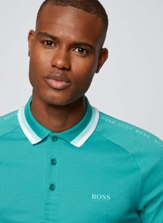 Boss Paule 2 Poloshirt Herren, Blau