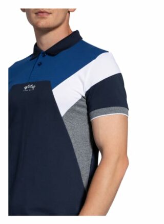 Boss Paule Pique-Poloshirt Herren, Blau