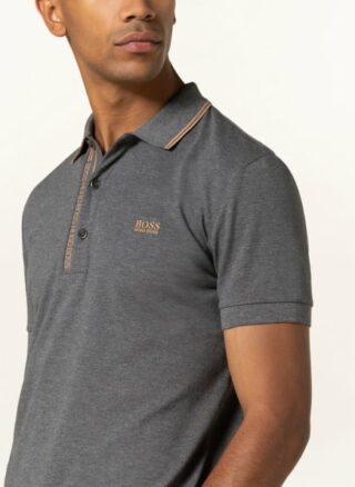 Boss Paule Pique-Poloshirt Herren, Grau