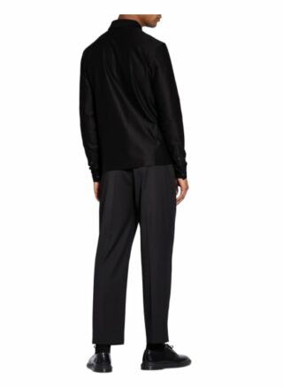 Boss Pleins Poloshirt Herren, Schwarz
