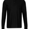 Boss Pleins Poloshirt Herren, Schwarz