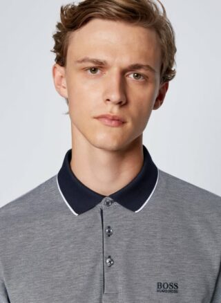 Boss Prout 28 Poloshirt Herren, Blau
