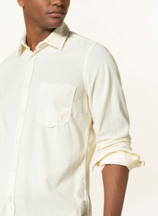 Boss Riou Cord-Overshirt Herren, Weiß