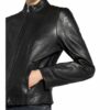 Boss Sabella Lederjacke Damen, Schwarz