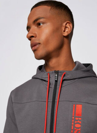 Boss Saggy 1 Hoodie Herren, Schwarz