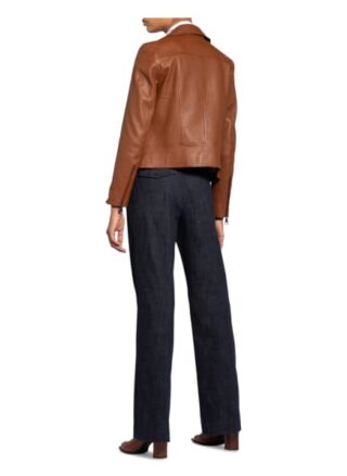 Boss Sajuana Lederjacke Damen, Braun