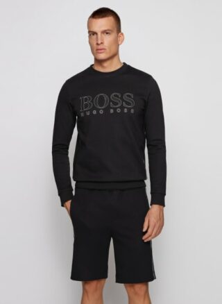 Boss Salbo Iconic Sweatshirt Herren, Schwarz