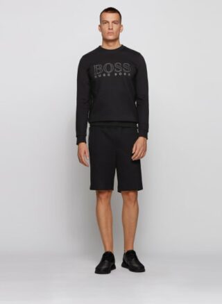 Boss Salbo Iconic Sweatshirt Herren, Schwarz