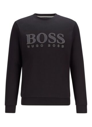 Boss Salbo Iconic Sweatshirt Herren, Schwarz