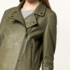 Boss Saleli Lederjacke Damen, Grün