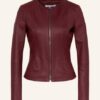 Boss Sanoa Lederjacke Damen, Rot