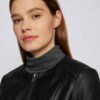 Boss Sanoa Lederjacke Damen, Schwarz