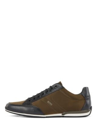 Boss Saturn Lowp Nyst Sneaker Herren, Grün