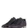 Boss Saturn Lowp Nyst Sneaker Herren, Schwarz