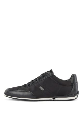 Boss Saturn Lowp Nyst Sneaker Herren, Schwarz