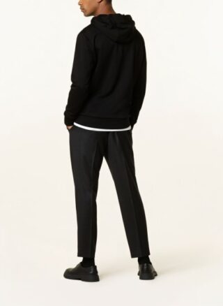 Boss Seeger Hoodie Herren, Schwarz