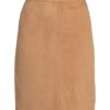 Boss Selrita Lederrock Damen, Beige