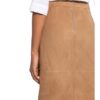 Boss Selrita Lederrock Damen, Beige