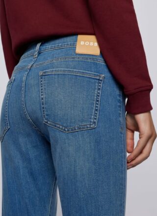 Boss Slim Crop 1.0 Slim Fit Slim Fit Jeans Damen, Blau