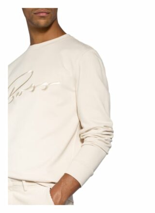 Boss Stadler Sweatshirt Herren, Weiß