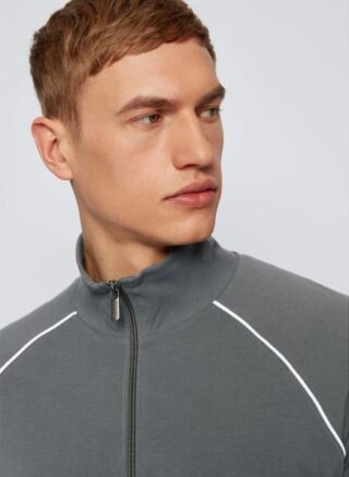 Boss Sweatjacke Herren, Grün