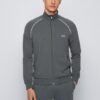 Boss Sweatjacke Herren, Grün