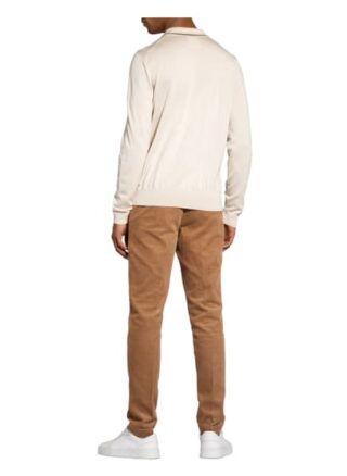 Boss T-Nocero Strick-Poloshirt Herren, Weiß