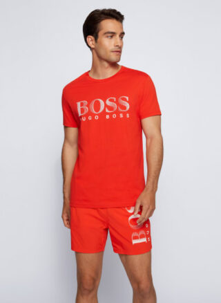 Boss T Shirt Rn T-Shirt Herren, Orange