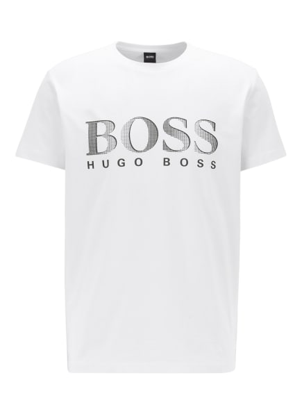 Boss T Shirt Rn T-Shirt Herren, Weiß