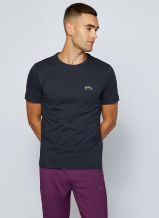 Boss Tee Curved T-Shirt Herren, Blau