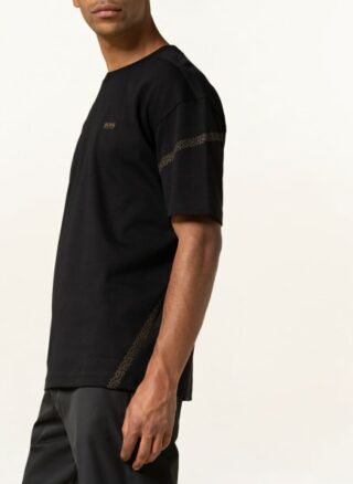 Boss Tee Pixel T-Shirt Herren, Schwarz