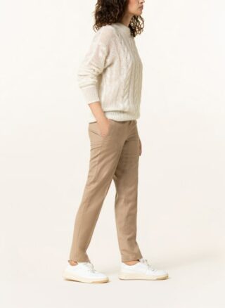Boss Tiluna Cigarettenhose Damen, Beige