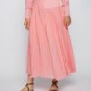Boss Veplissa A-Linien-Rock Damen, Pink