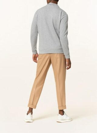 Boss Zapper Sweatshirt Herren, Grau