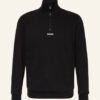 Boss Zapper Sweatshirt Herren, Schwarz