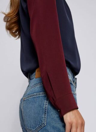 Boss banora13 Bluse Damen, Blau