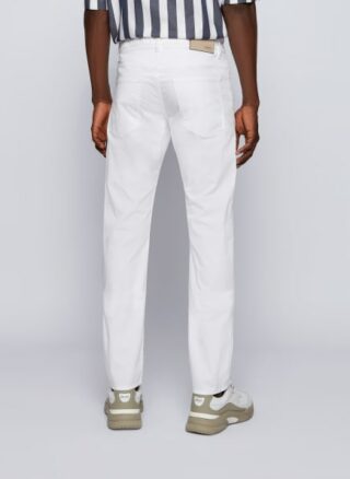 Boss delaware3 1 20 Slim Fit Jeans Herren, Weiß