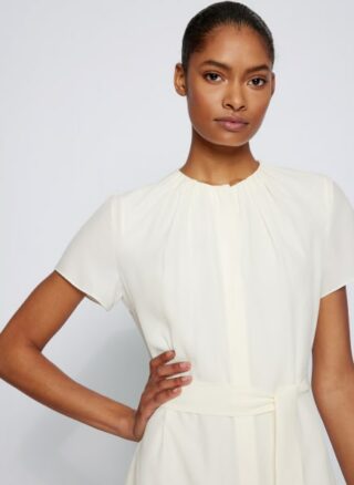 Boss dibanora3 Cocktailkleid Damen, Weiß