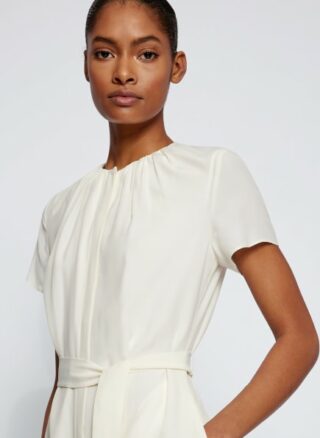 Boss dibanora3 Cocktailkleid Damen, Weiß