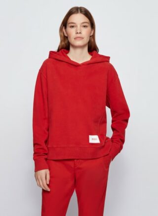 Boss esqua1 Hoodie Damen, Rot