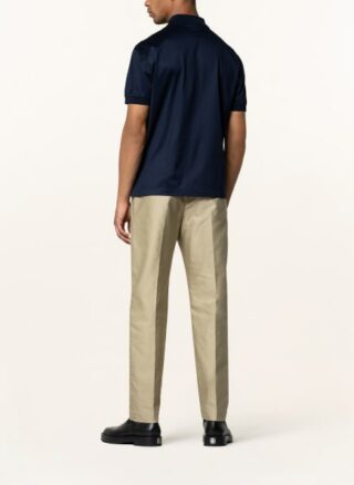 Brioni Jersey-Poloshirt Herren, Blau