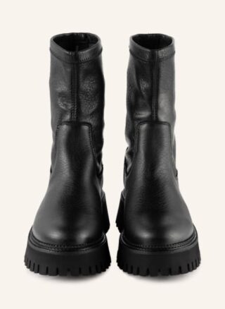 Bronx Boots Groov-Y Biker Boots Damen, Schwarz
