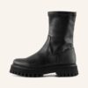 Bronx Boots Groov-Y Biker Boots Damen, Schwarz