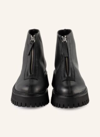 Bronx Groov-Y Biker Boots Damen, Schwarz