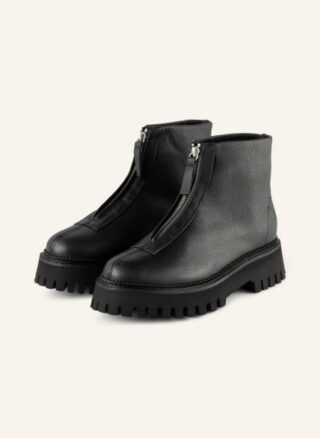 Bronx Groov-Y Biker Boots Damen, Schwarz