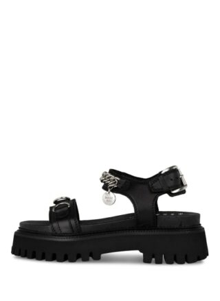 Bronx Groovy Plateau-Sandalen Damen, Schwarz