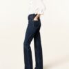 CAMBIO Jeans Paris Straight Long Straight Leg Jeans Damen, Blau