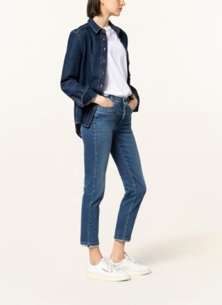 CAMBIO Jeans Pearlie Karottenjeans Damen, Blau