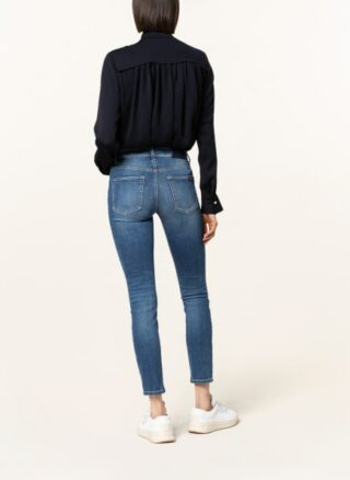 CAMBIO Paris Ancle Cut Slim Fit Jeans Damen, Blau